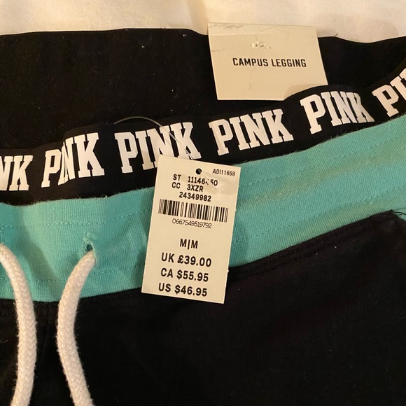NWT☀️NEW🌟VS Pink leggings with pockets size MED - Picture 2 of 6